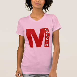 Rosafarbenes Jersey-T-Shirt MILANO CALCIO T-Shirt