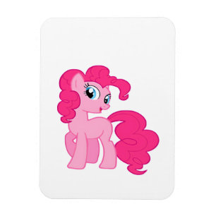 rosafarbenes Pony Magnet