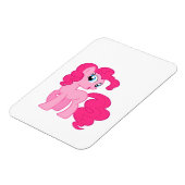 rosafarbenes Pony Magnet (Linke Seite)
