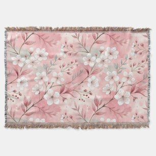 Rosafarbenes Sakura-Blütenmuster Decke