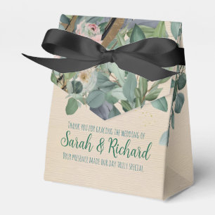 Rosafarbenes Salbei-Blumenhochzeit Geschenkschachtel