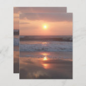 Rosafarbenes Sonnenuntergang (Vorne/Hinten)