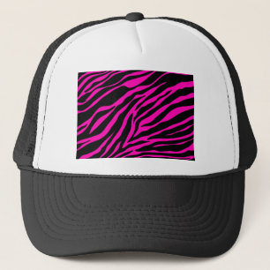 rosafarbenes Zebra Truckerkappe
