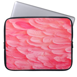 Rosafeder des Flamingos,Flamingo,Feder,Rosa,Textur Laptopschutzhülle