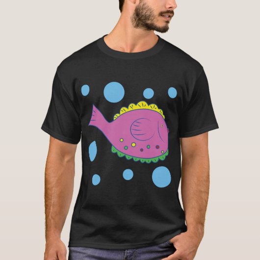 Rosafisch T-Shirt (Vorderseite)