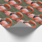 Rosaflamingo Geschenkpapier (Ecke)