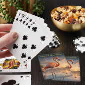 Rosaflamingo-Küstenlagune ANIMALS Poker Spielkarten (In Situ)