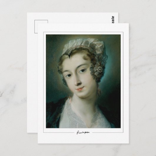 Rosalba Carriera #12 - Kunsthandwerk Postkarte (Vorne/Hinten)