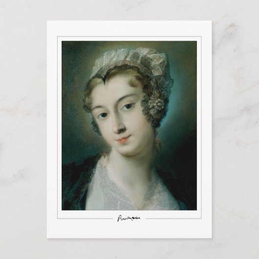 Rosalba Carriera #12 - Kunsthandwerk Postkarte (Vorderseite)