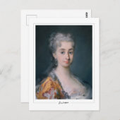 Rosalba Carriera #14 - Kunsthandwerk Postkarte (Vorne/Hinten)