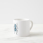 Rosalia Alpina Käfer Espressotasse (Vorderseite Rechts)