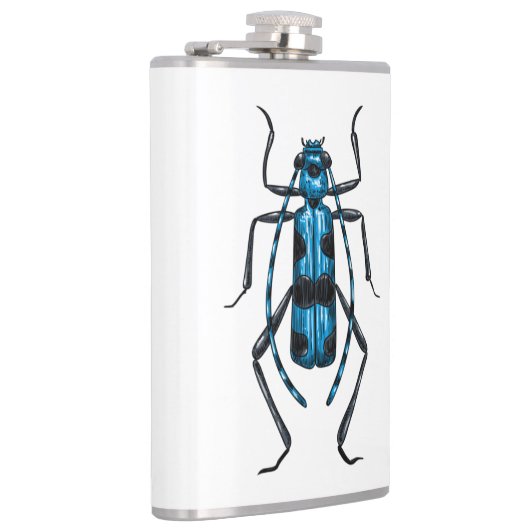 Rosalia Alpina Käfer Flachmann (Rechts)