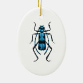 Rosalia Alpina Käfer Keramik Ornament (Hinten)