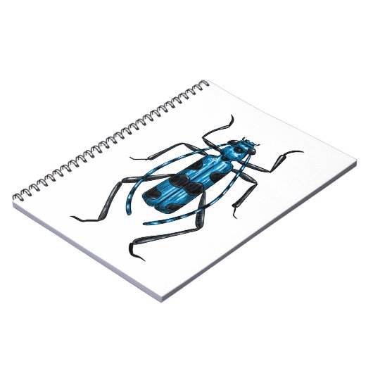 Rosalia Alpina Käfer Notizblock (Linke Seite)