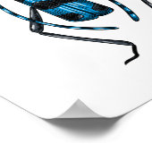 Rosalia Alpina Käfer Poster (Ecke)