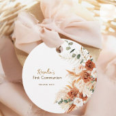 Rosalia's erstes kommunion Boho Brautparty Geschenkanhänger