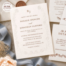 Rosalie Erbstück Blind Letterpress Hochzeit
