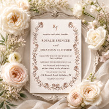 Rosalie Heirloom Elegante Letterpress-Hochzeit