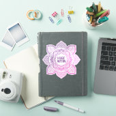 Rosaline Mandala Custom-Cut Vinyl Sticker (iPad Hülle)