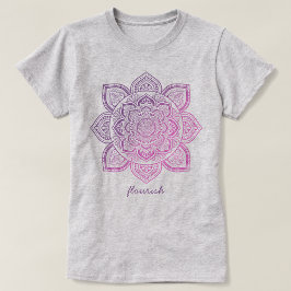 Rosaline Mandala Personalisiertes T-Shirt