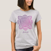 Rosaline Mandala Personalized T-Shirt (Vorderseite)
