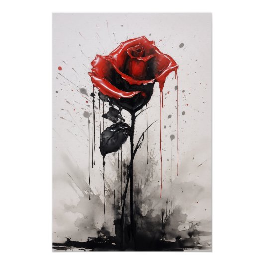 Rosalma - Rosen Graffito (4/4) Poster (Vorderseite)