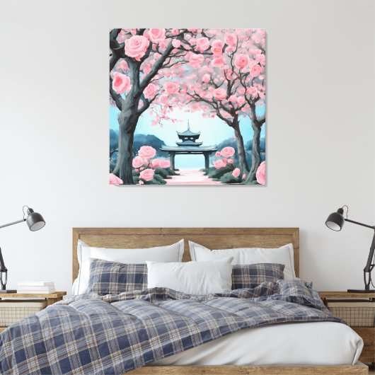 Rosan AI art Leinwanddruck (Insitu (Schlafzimmer))