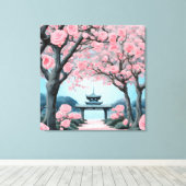 Rosan AI art Leinwanddruck (Insitu (Holzboden))