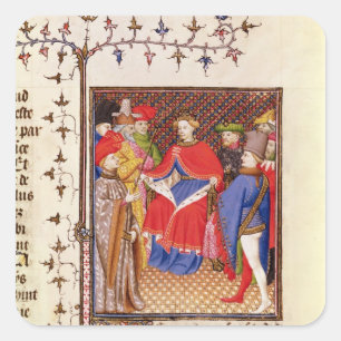 Rosane antwortet auf die Abgesandten von den Quadratischer Aufkleber