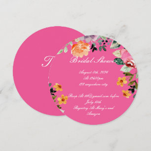 ROSANE BLUMEN-HOCHZEITSEMPFANG-EINLADUNG SAVE THE DATE