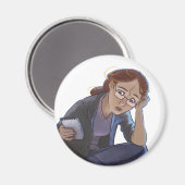 Rosangela Blackwell Kühlschrankmagnet (Vorderseite/Rückseite)