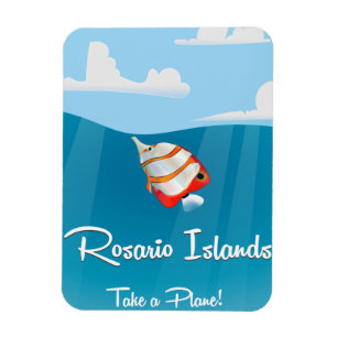 Rosario Islands Vintage Reiseplakat Magnet