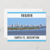 Rosario, Santa Fe, Argentinien, Stadt Postkarte (Vorne/Hinten)