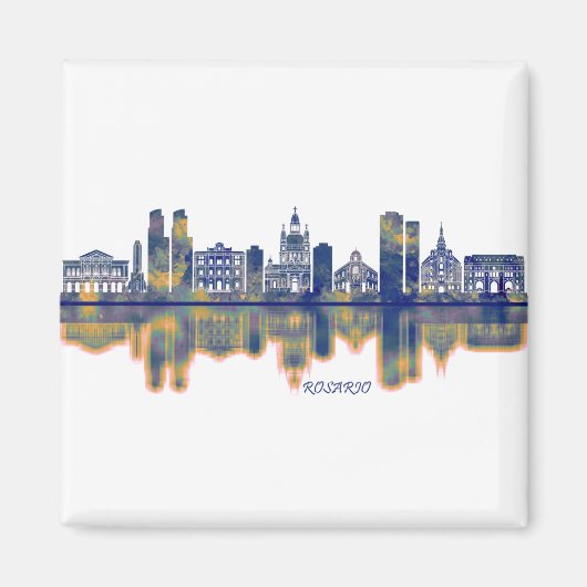 Rosario Skyline Magnet (Vorne)