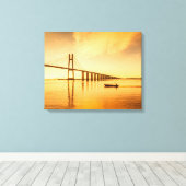 Rosario Victoria Bridge Leinwanddruck (Insitu (Holzboden))