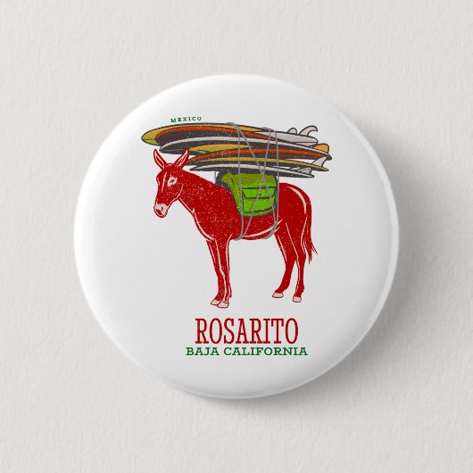 Rosarito Baja Kalifornien Mexiko Button (Vorderseite)