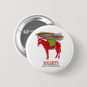 Rosarito Baja Kalifornien Mexiko Button (Vorne & Hinten)