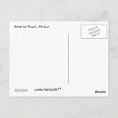 Rosarito Beach, Mexiko (Cacti) Postkarte (Rückseite)