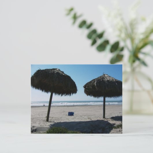 Rosarito Strand, Mexiko Postkarte (Stehend Vorderseite)