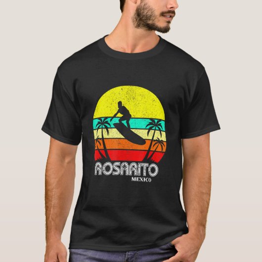 Rosarito Surf Trip Nord Baja Mexiko T-Shirt (Vorderseite)
