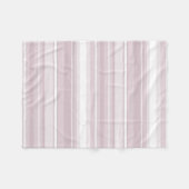 Rosarot gestreift fleecedecke (Vorderseite (Horizontal))
