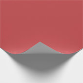 Rosarote feste schlichte Farbe Geschenkpapier (Ecke)