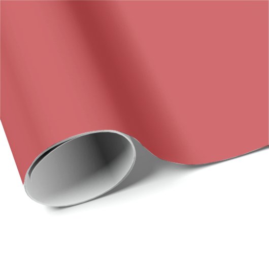 Rosarote feste schlichte Farbe Geschenkpapier (Rolleneckpunkt)