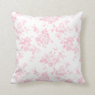 Rosarote Vintage-Rosen elegante Blumen Kissen