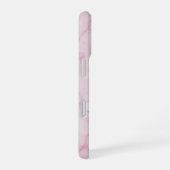 Rosaroter Marmor iPhone 16 Hülle (Rechte Seite)