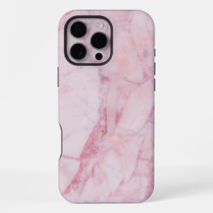 Rosaroter Marmor iPhone 16 Pro Max Hülle