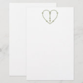 Rosary Briefpapier (Vorne/Hinten)