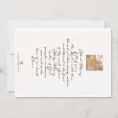 Rosary Card (Rückseite)