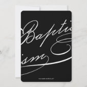 Rosary Cross Boy Foto Religious Einladung (Rückseite)