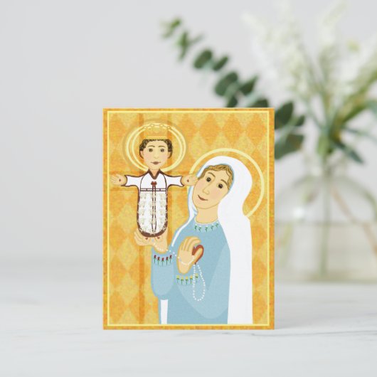 Rosary-Flachkarte (Stehend Vorderseite)